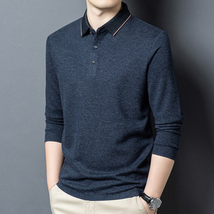 希研卡玛箭鱼鲨商务高级感袋鼠国际一线品牌男装高端奢侈品polo衫