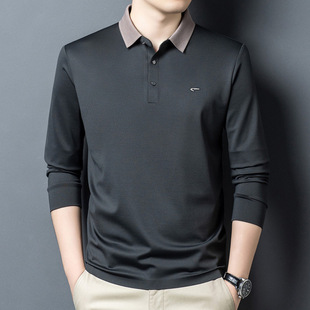 希研卡玛箭鱼鲨商务高级感袋鼠国际一线品牌男装高端奢侈品polo衫