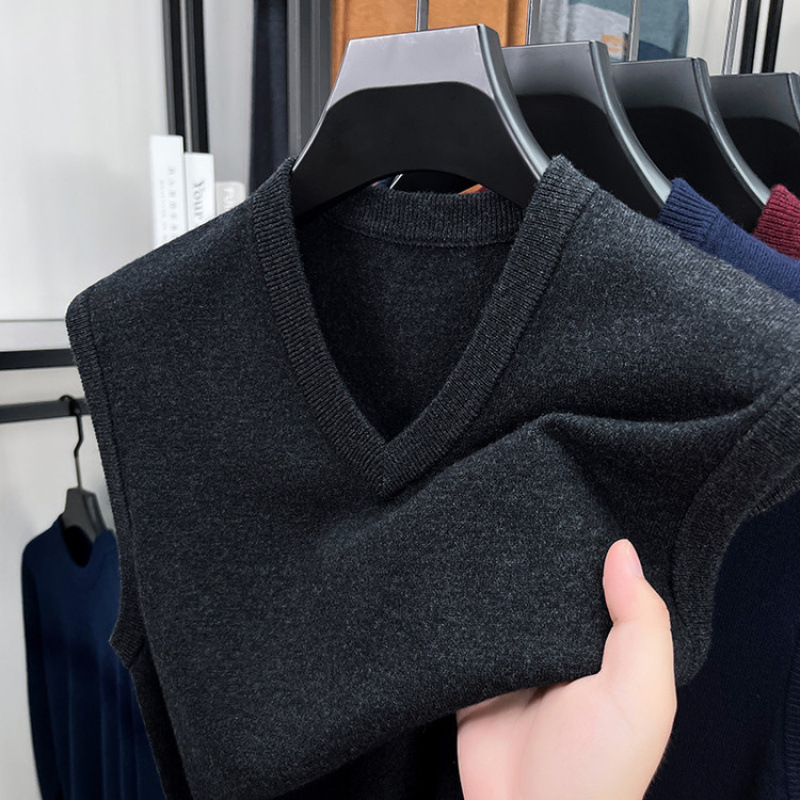 2025秋冬乔顿官方旗舰店布先生男装法派马甲毛衣背心羊毛衫中年无