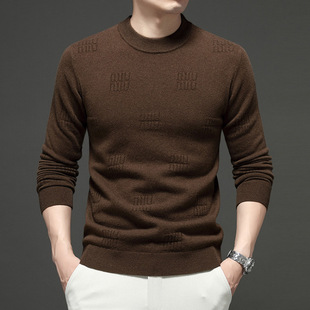 希研卡玛商务高级感积派羊毛衫国际一线品牌男装兆君唐古拉羊绒衫