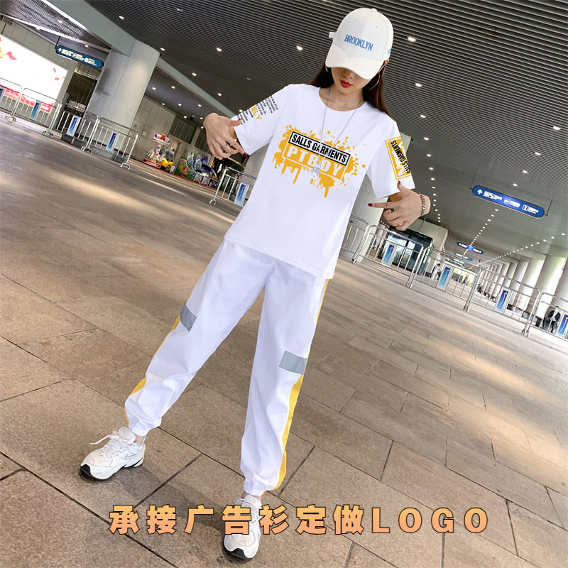 夏装搭配一整套夏季休闲时尚跑步广场舞运动服装套装女款2025新款
