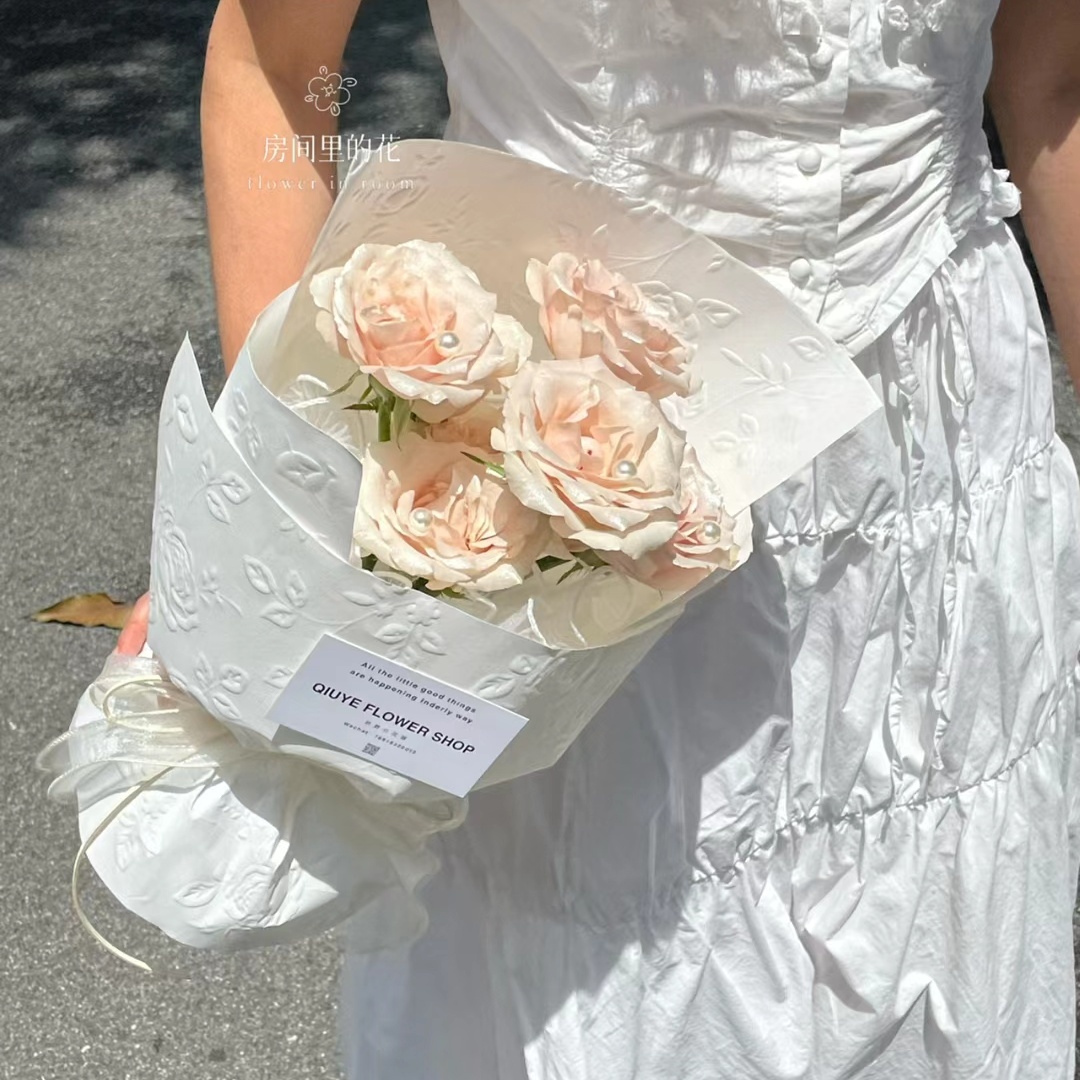 浮雕压纹包花纸防水风华纸