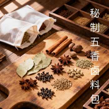 卤料包秘制大全炖肉卤菜调料包五香卤肉包牛羊猪鸡爪鸭胗海带腐竹实付4元到手包邮