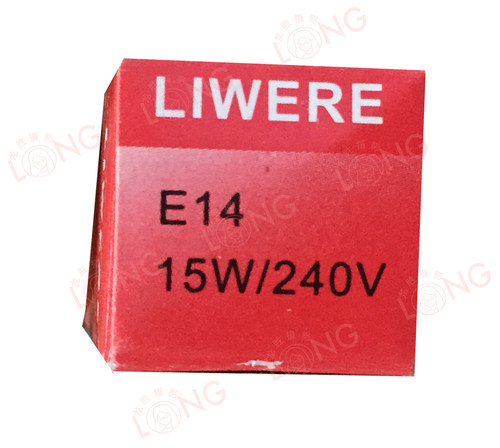 现货 AP暗房灯专用电泡220V 15W E14微型灯泡/AP暗房安全灯用