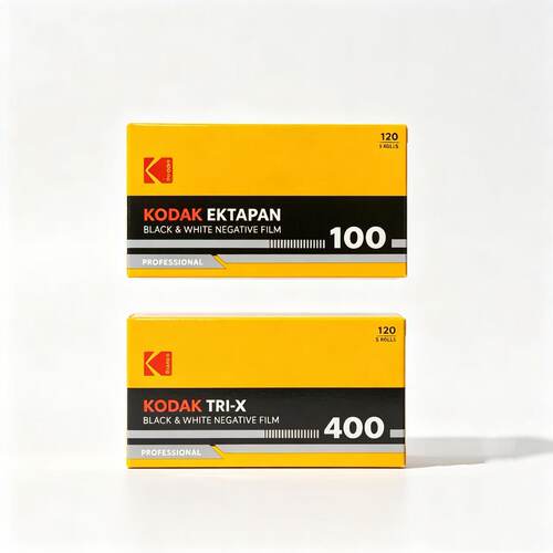 柯达新版伊士曼120画幅Ektapan100专业黑白 400TRI-X 黑白胶卷