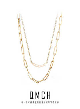 玫瑰的故事万茜苏更生苏苏同款天然淡水珍珠项链小众设计高级气质