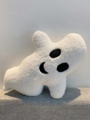 毛绒小幽灵抱枕靠垫万圣节礼物个性 可爱柔软拍照道具