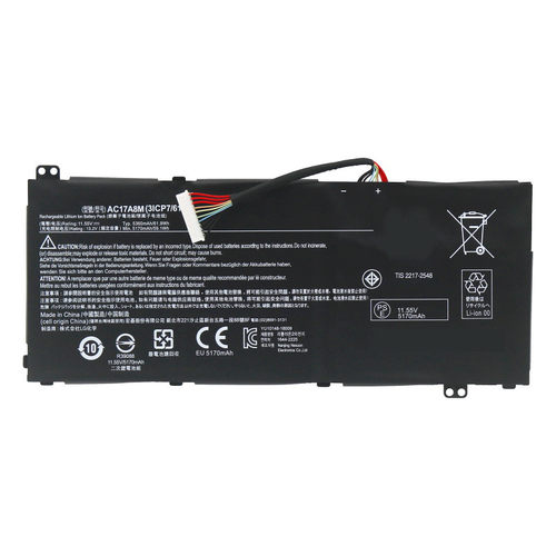 适用于宏基ACER SP314-52 TMX3410-MG TMX40-51  电池 AC17A8M