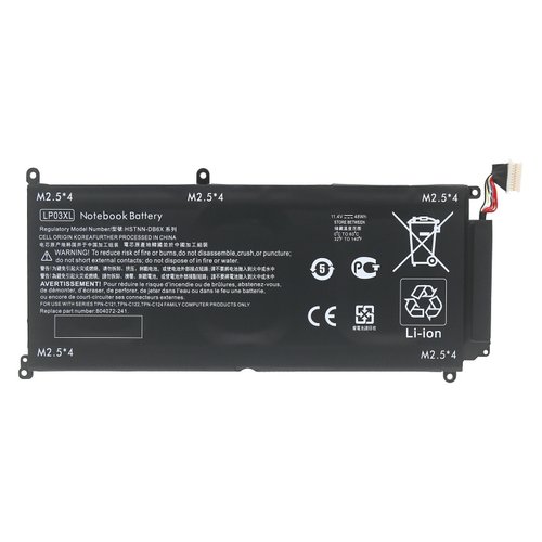 适用于惠普 TPN-C121/C122/C12414-J104TX 15-AE122TX 电池LP03XL
