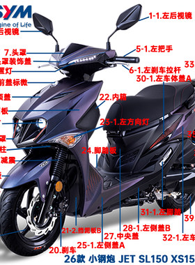 SL150XS150T-11A车架全车外壳