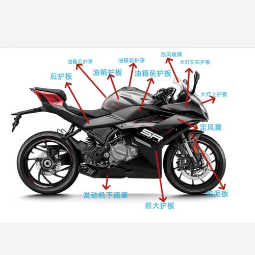 CF250-6D单摇臂前护板
