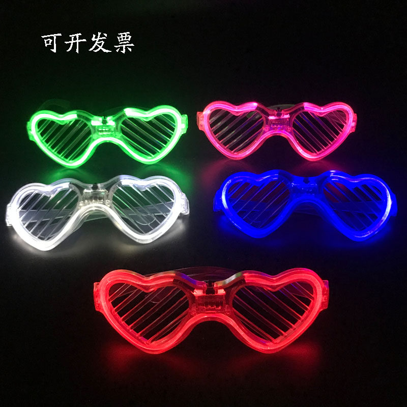 바 KTV 빛나는 안경 이벤트 분위기 이동 소품 DOUYIN 인터넷 연예인 나이트 클럽 디스코 블라인드 안경 LED