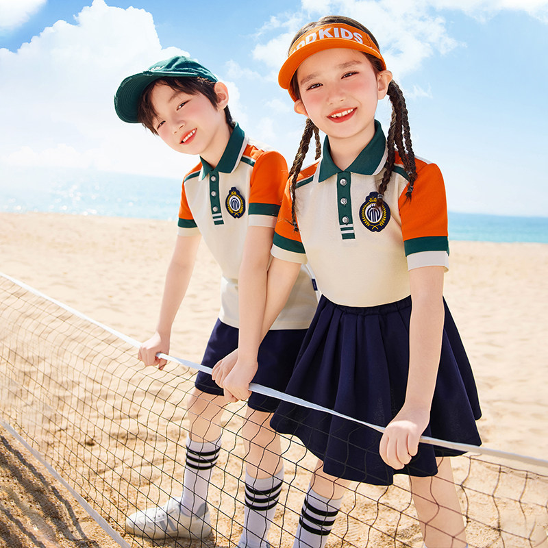 六一儿童演出服幼儿园服夏装老师服小学生校服五年级班服合唱表演