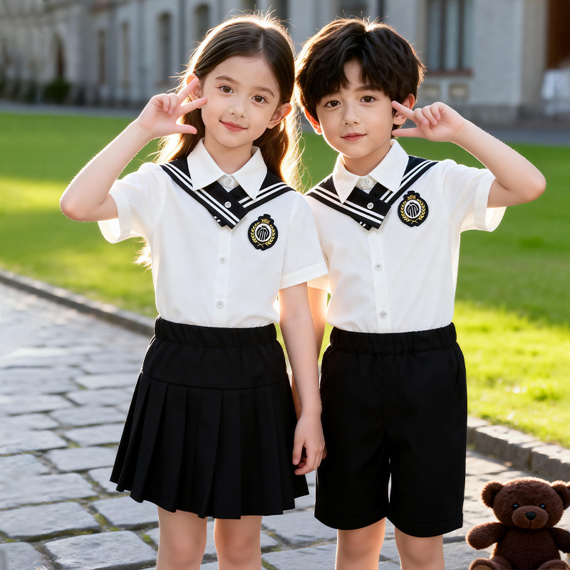 小学生校服套装毕业演出班服合唱
