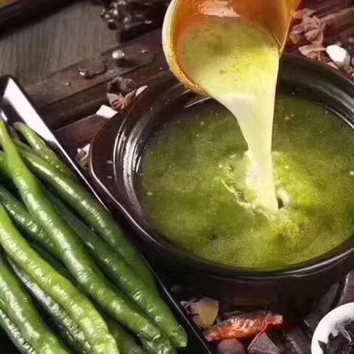 椒麻锅底1号风味火锅汤底藤椒青花椒串串打边炉米线清真食品500g - 封面