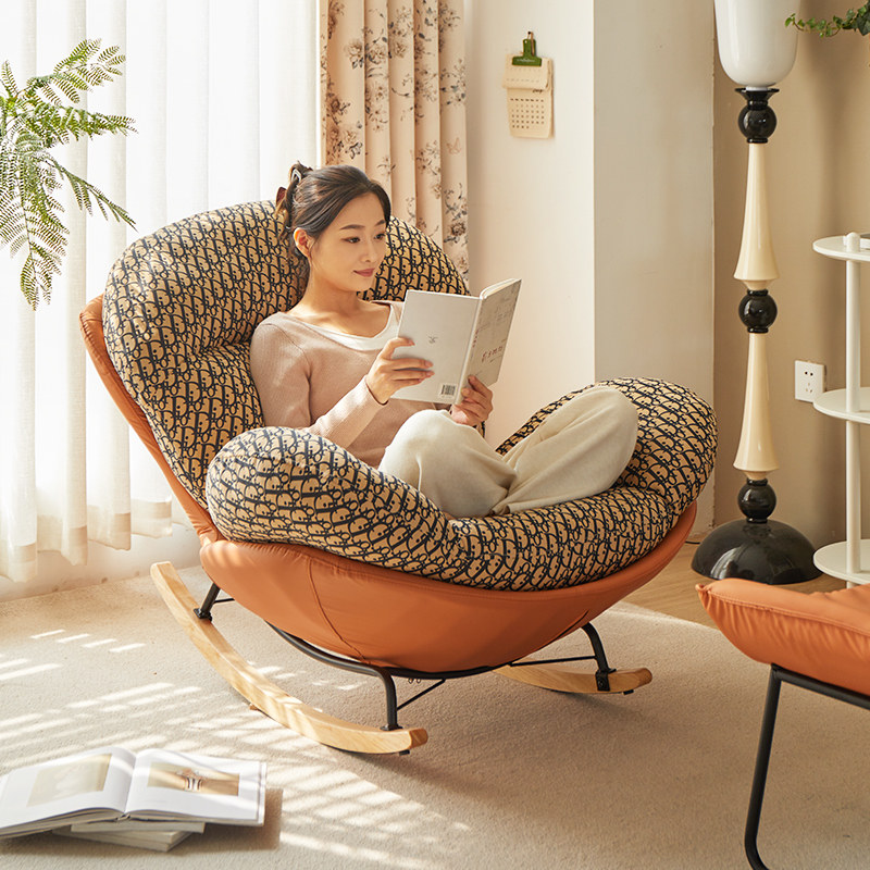 网红阳台摇摇椅躺椅成人用休闲懒人沙发可睡觉蛋壳椅子单人摇椅,住宅家具,摇椅,淘宝优惠券,粉丝福利购,淘宝优惠卷