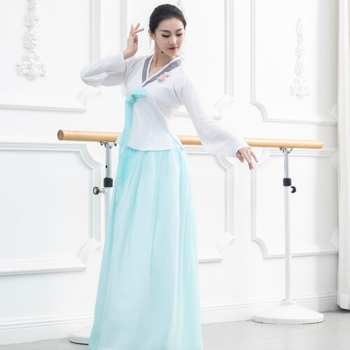 舞蹈阁朝鲜族舞蹈课堂练功服艺考