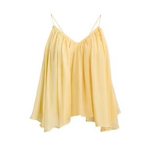 潮流宽松吊带衫 The Festive 豆荚真丝飘逸吊带时尚 女上衣春夏新款