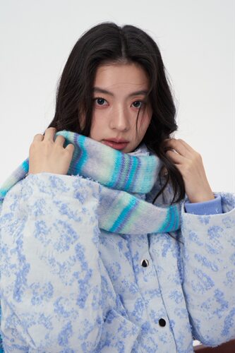 Aimme sparrow 26春夏暖冬格纹围巾红色蓝色灰色