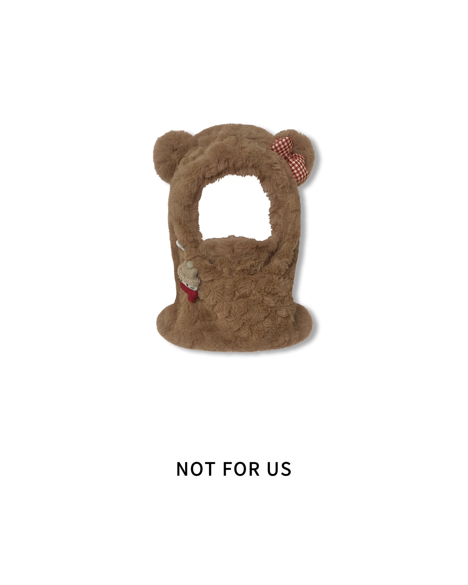 NOT FOR US新款上新 可爱围脖帽时尚潮流百搭女帽