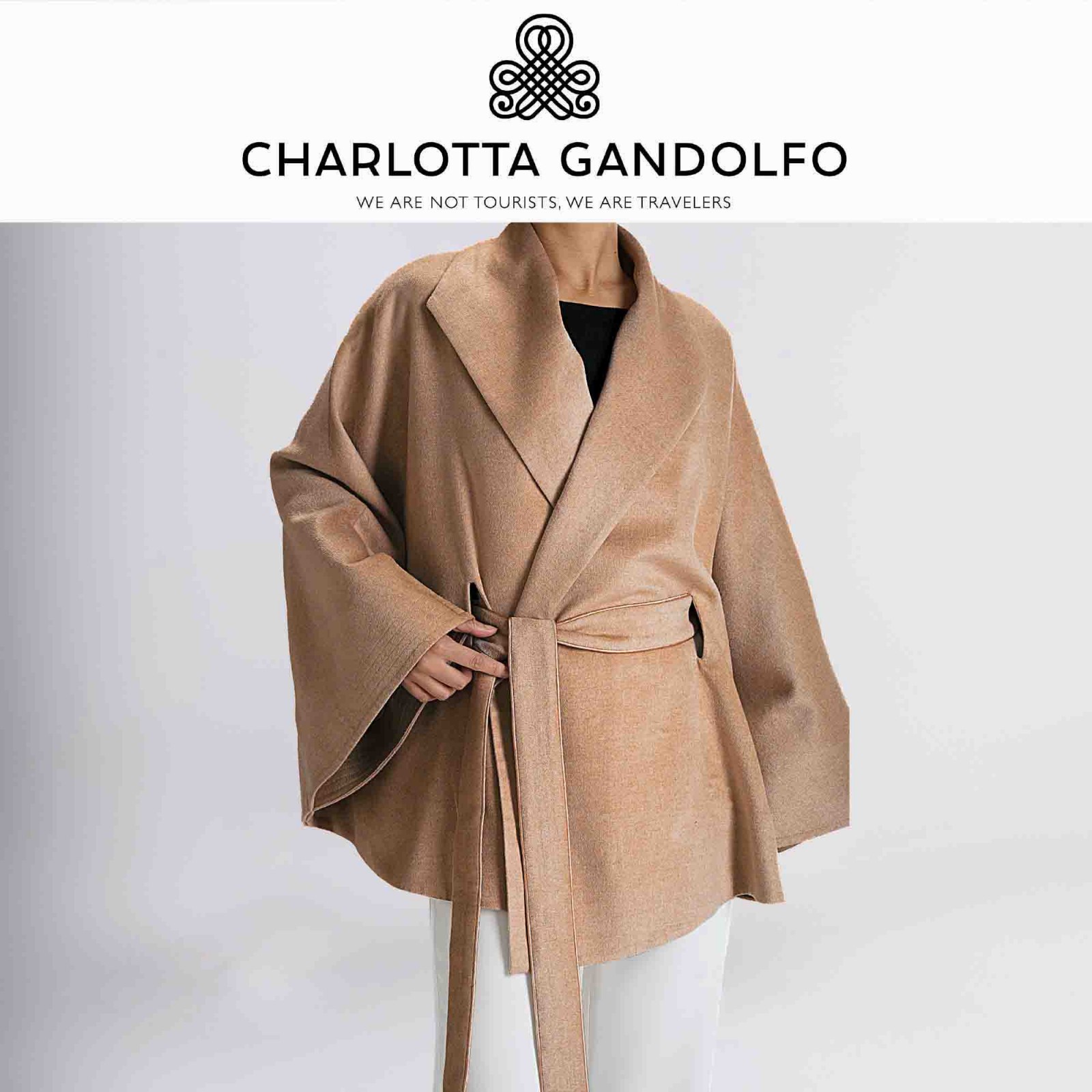 Charlotta小驼绒大衣幼驼毛斗篷