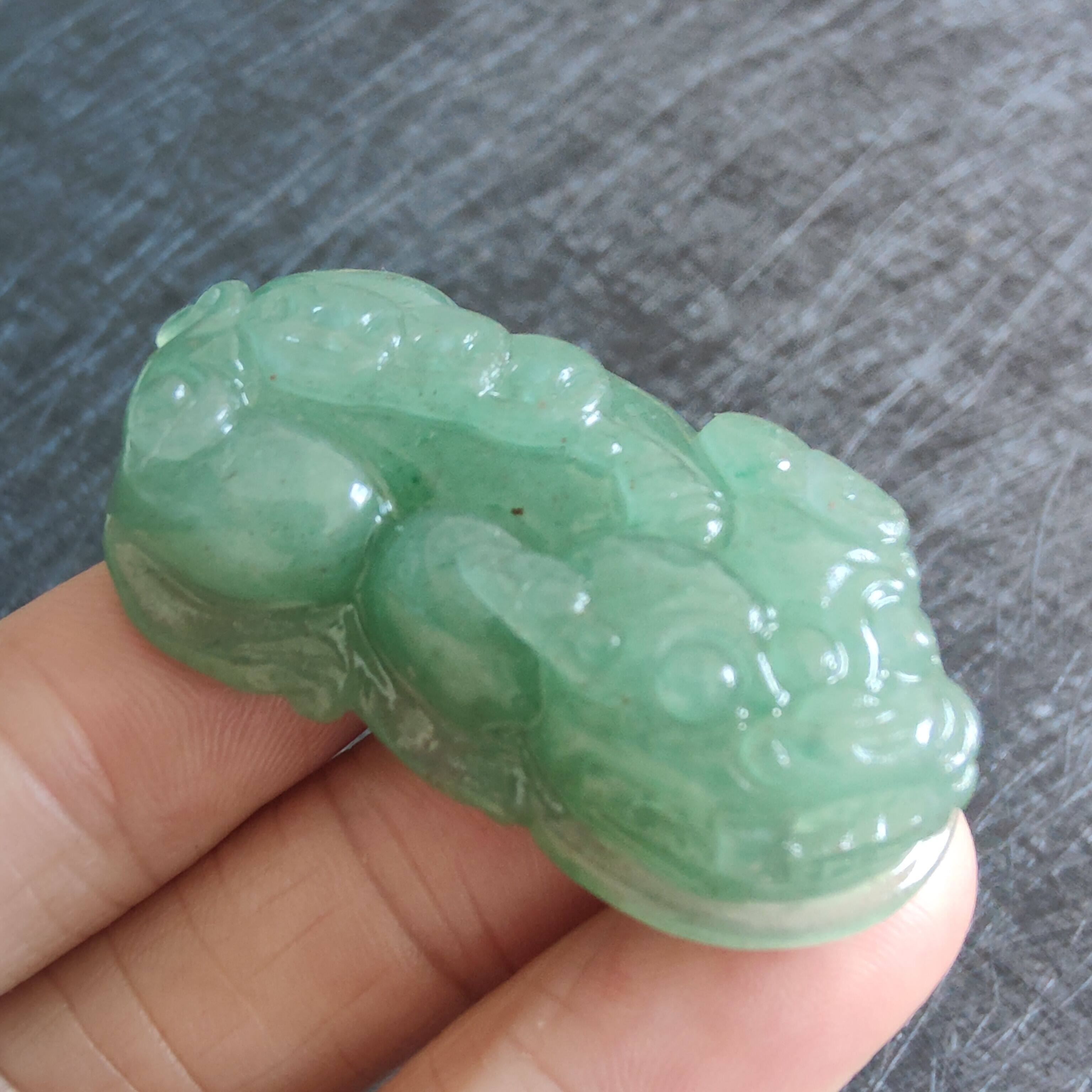 天然玉石独龙玉金钱貔貅挂件吊坠