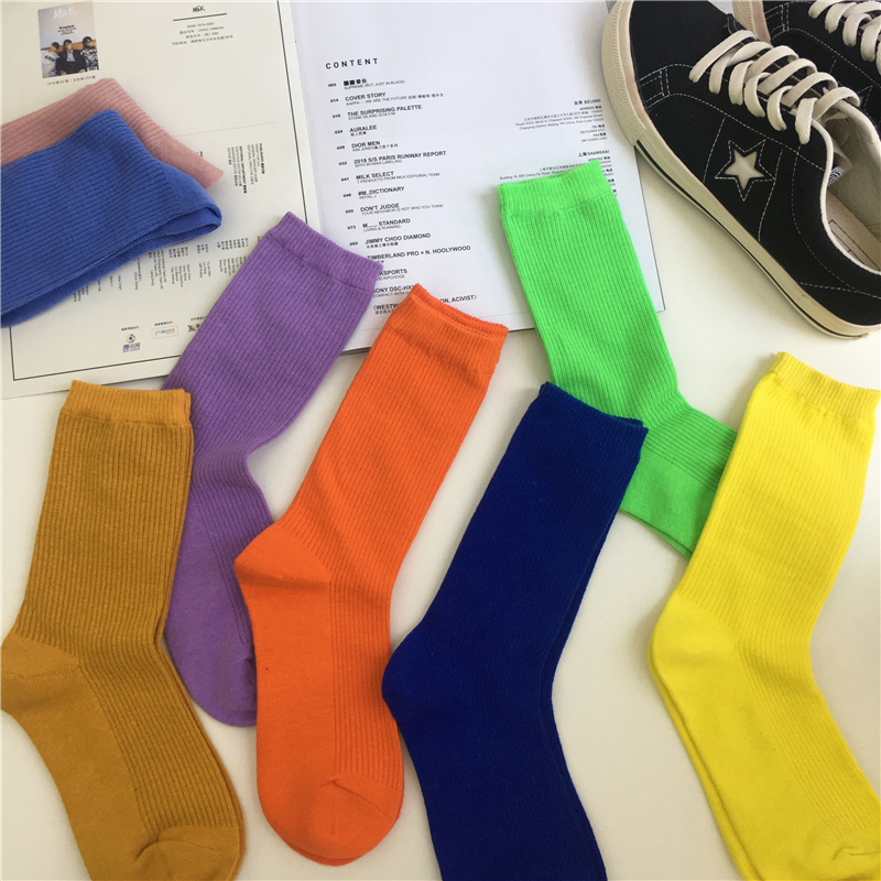 袜子女ins潮夏季薄款日系长袜子