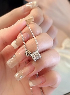 转运珠小蛮腰项链】纯银2025新款