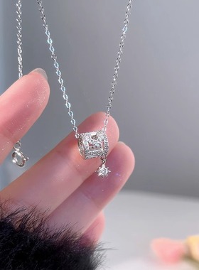 新款许愿星纯银项链高级感锁骨链