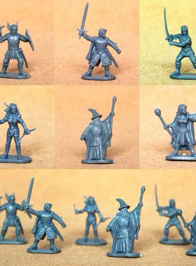 凯撒Caesar魔幻1:72兵人模型 魔戒指环王F104人类勇士和法师