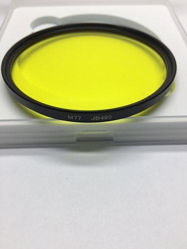 黑白机胶片机风光摄影中黄色Y2滤镜 光学玻璃材质