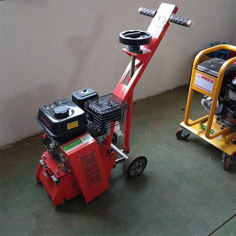 手推电动凿铣式刨机 水泥地面300型汽效毛机 汽油款桥面拉毛机 率
