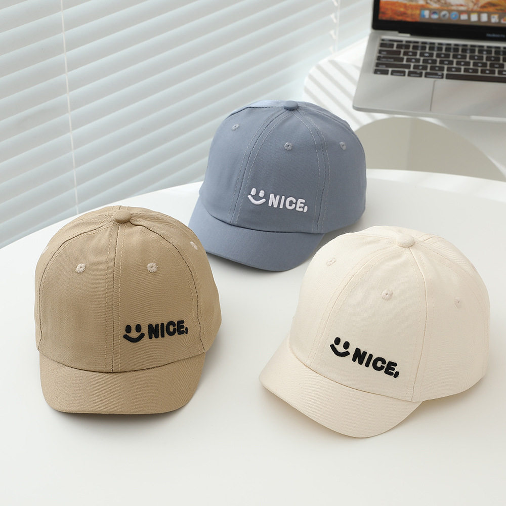 宝宝帽子春秋薄款字母鸭舌帽男女童夏天婴儿遮阳防晒棒球帽潮韩版