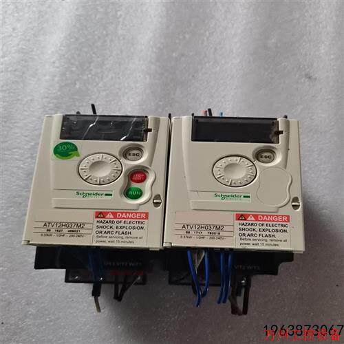 议价直拍不发:议价施耐德变频器 ATV12H037M2 拆机包好 询价