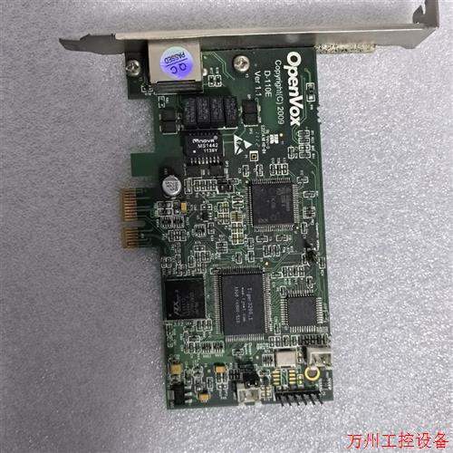 议价直拍不发:OpenVox D-110E Ver 1.1 单口T1/E1