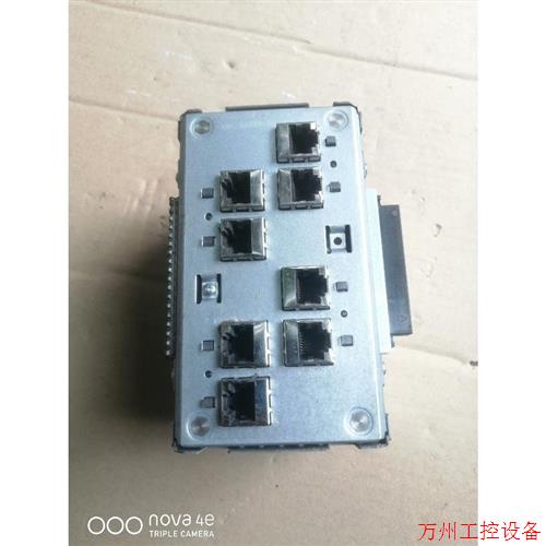 议价直拍不发:AB罗克韦尔交换机1783-MX08T二手拆机实物拍摄,包