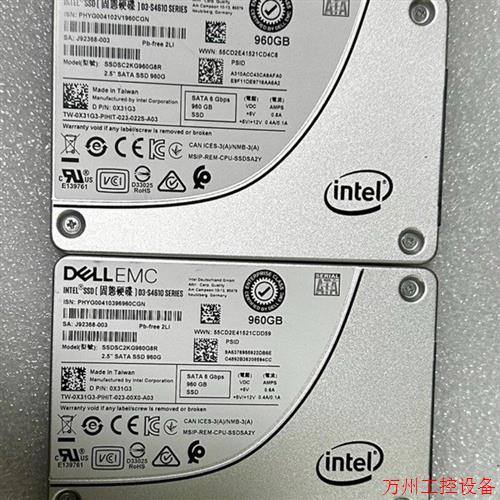 议价直拍不发:0X31G3 Dell 960G SSD SATA 英特尔S4610 960G 原