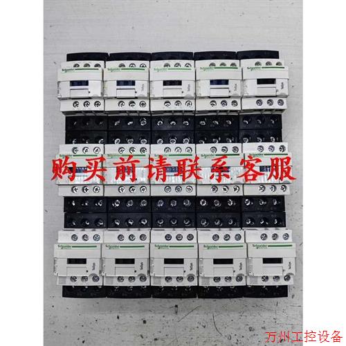 议价直拍不发:议价九成新施耐德LC1D32接触器线圈电压220伏的
