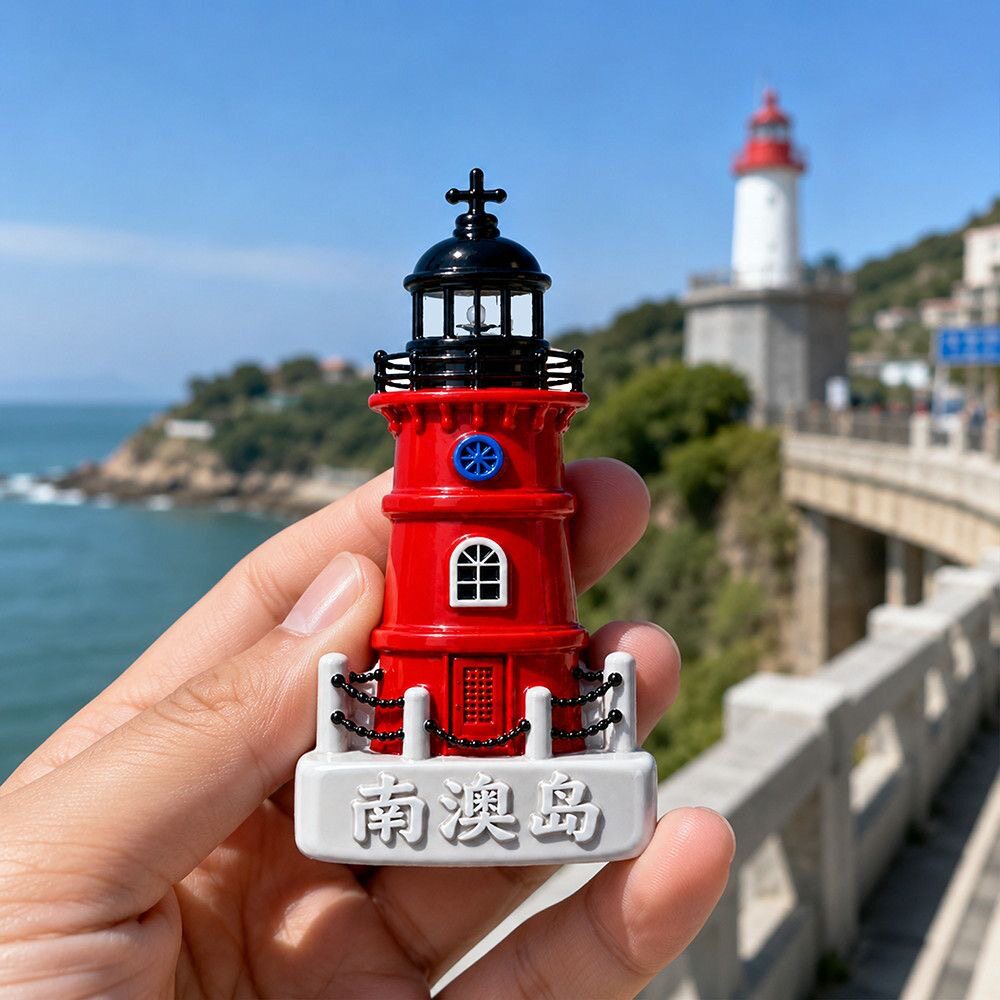 汕头南澳岛树脂浮雕磁吸冰箱贴广东文创旅游纪念品小礼品伴手礼