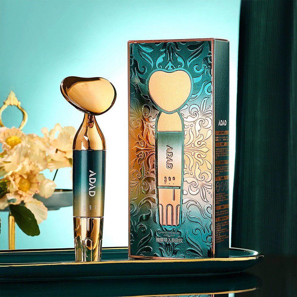 ADAD按摩导入美容仪器 心型款毛孔清洁提拉面部便携式电动按摩仪