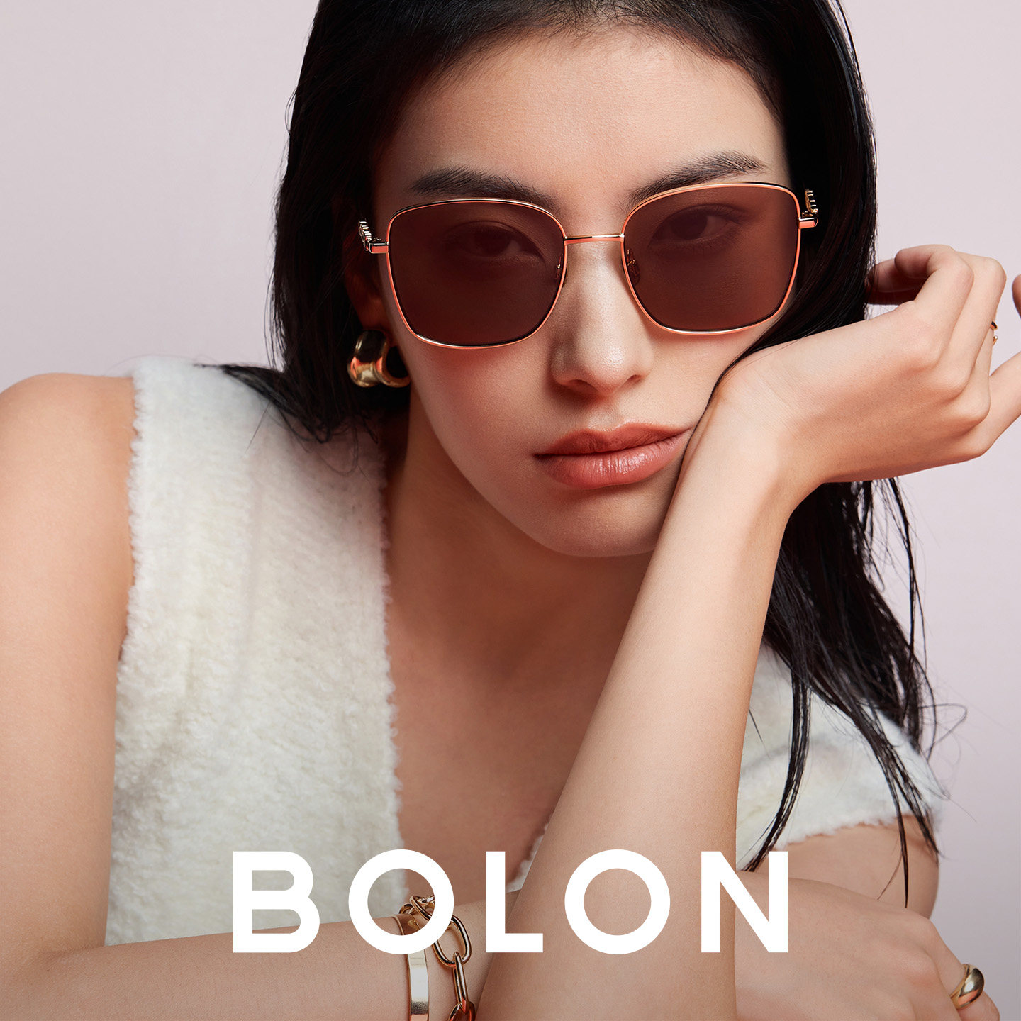 BOLON暴龙眼镜26年新品太阳镜金属方框港风墨镜女时尚百搭BL7211
