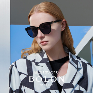 BOLON暴龙眼镜明星同款偏光猫眼太阳镜韩版墨镜女BL3105