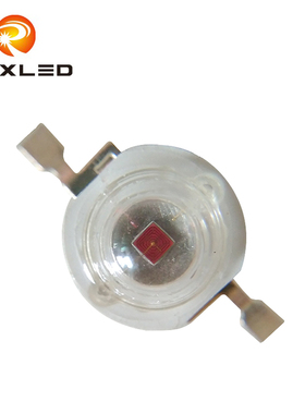 大功率1W3W黄光LED灯珠 590NM 橙黄色光源 强光灯芯 琥珀色