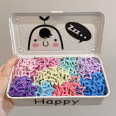 星星发夹女多巴胺刘海侧边小夹子头饰彩色五角星儿童可爱碎发卡子