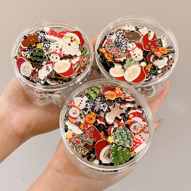 圣诞节胸针女徽章圣诞老人别针