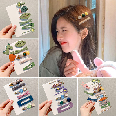 发夹女侧边发卡可爱碎发小夹子