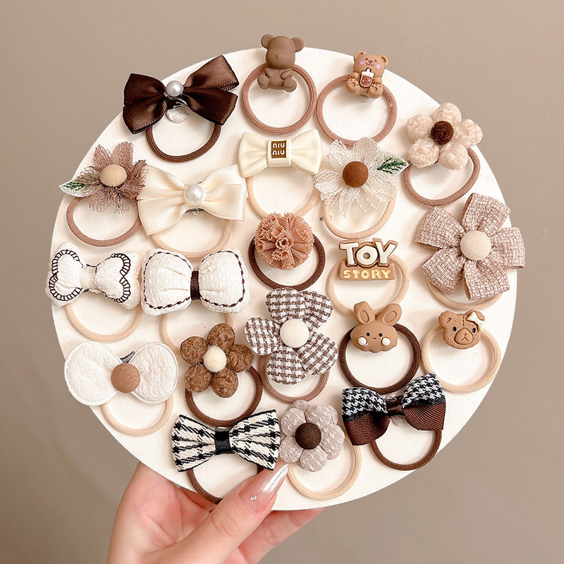 儿童发圈女可爱花朵蝴蝶结头绳发饰高弹力不伤发橡皮筋扎头发头饰,饰品/流行首饰/时尚饰品新,发饰,淘宝优惠券,粉丝福利购,淘宝优惠卷