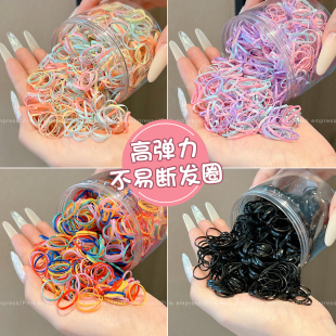 婴儿宝宝不伤发一次性橡皮筋发圈儿童扎头发头绳头饰女童发绳胶圈