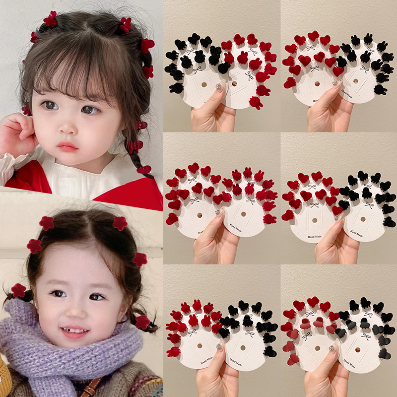 2023年新款气质植绒小抓夹