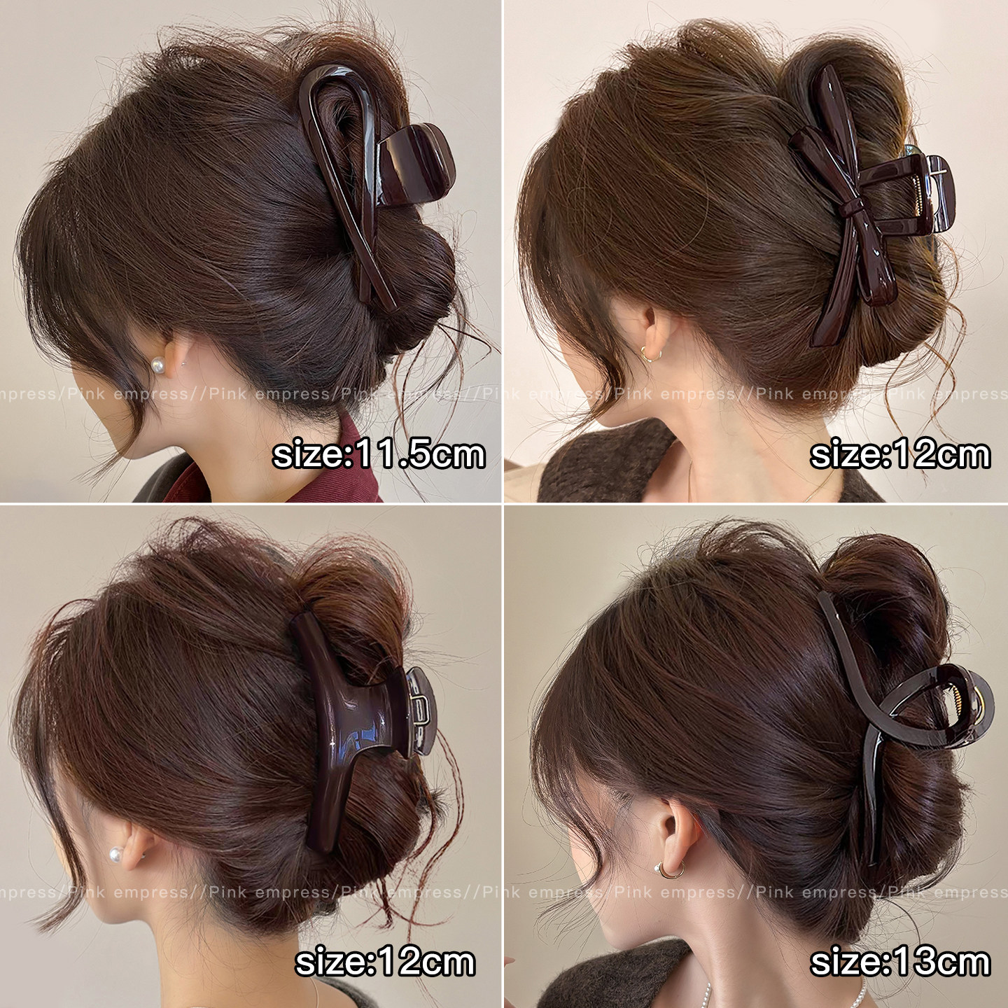 高级感巧克力棕抓夹女后脑勺头发鲨鱼夹子头饰秋冬大号发量多发夹,饰品/流行首饰/时尚饰品新,发饰,淘宝优惠券,粉丝福利购,淘宝优惠卷
